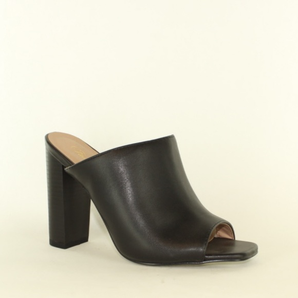 Heels Mule from Fashion Focus - S012-2 Black - Picture 2 of 2